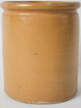 Delightful ochre-mustard antique vase