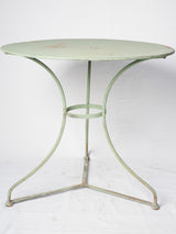 Antique French Garden Table w/ Sage Green Patina