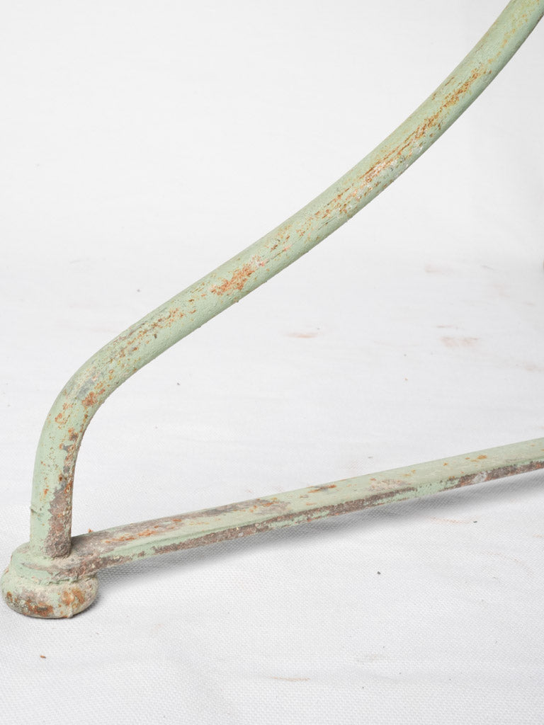 Antique French Garden Table w/ Sage Green Patina