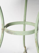 Antique French Garden Table w/ Sage Green Patina