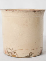 Provence-style antique terracotta confiture container