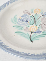Decorative floral 20th-century plate