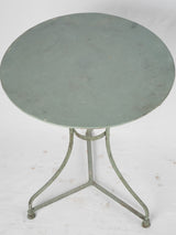 Antique French Garden Table w/ Solid Sage Green Patina - Small