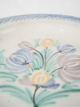 Aged white ceramic serving platter