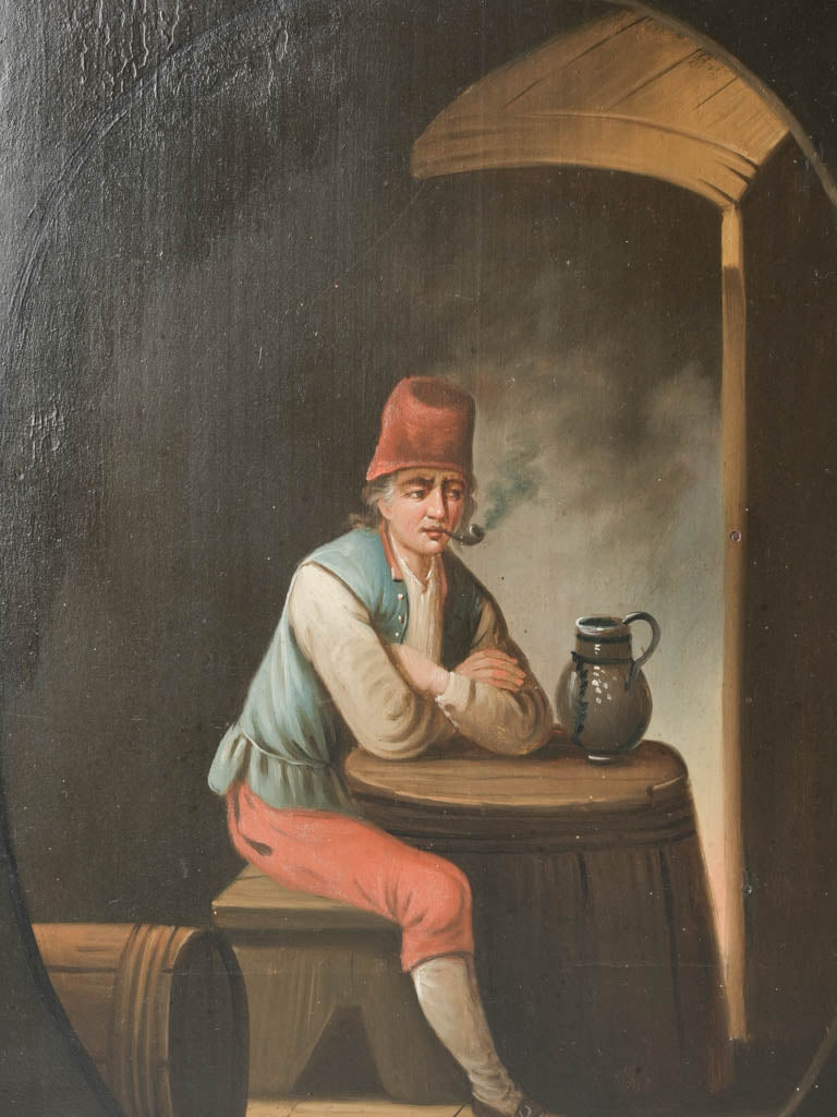 Pair of Early 19th-Century Dutch School Tavern Scenes - 15" x 11¾"