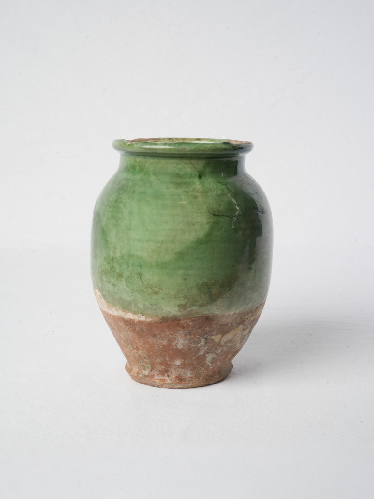 Historic earthenware storage container