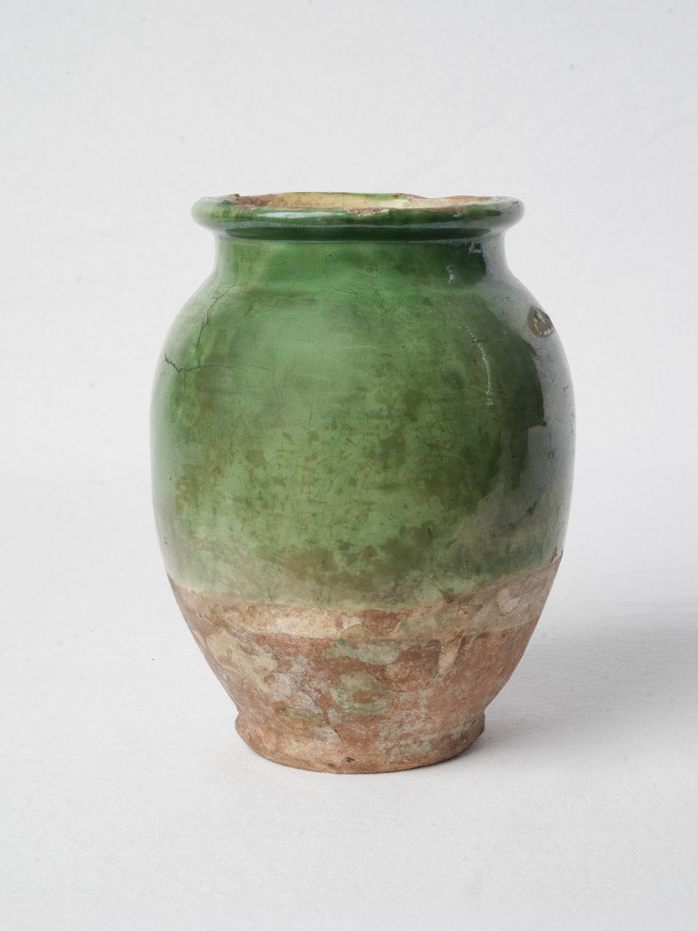 Handcrafted French ceramic confit pot