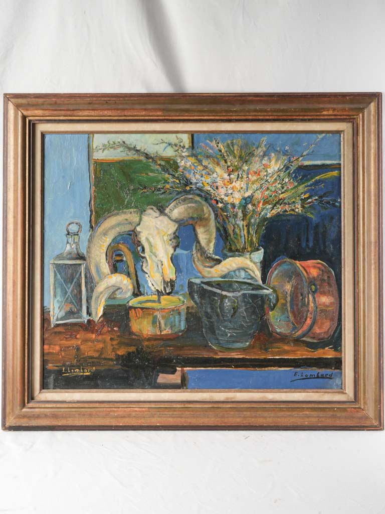 Mid-20th Century Still Life by Émile Lombard c. 1950 - 33" x 38¼"