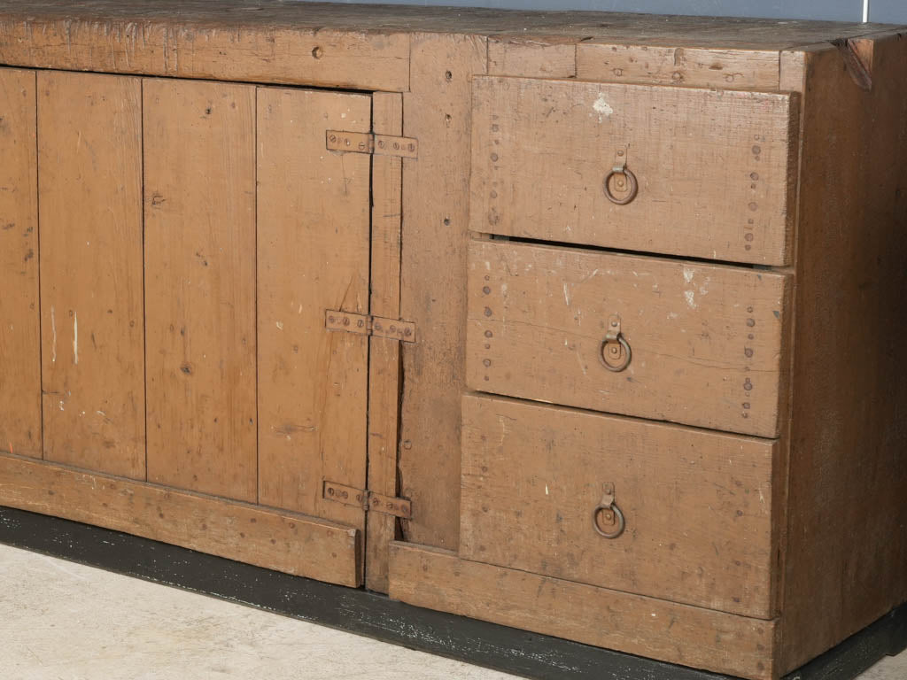 Antique carpenter's workbench