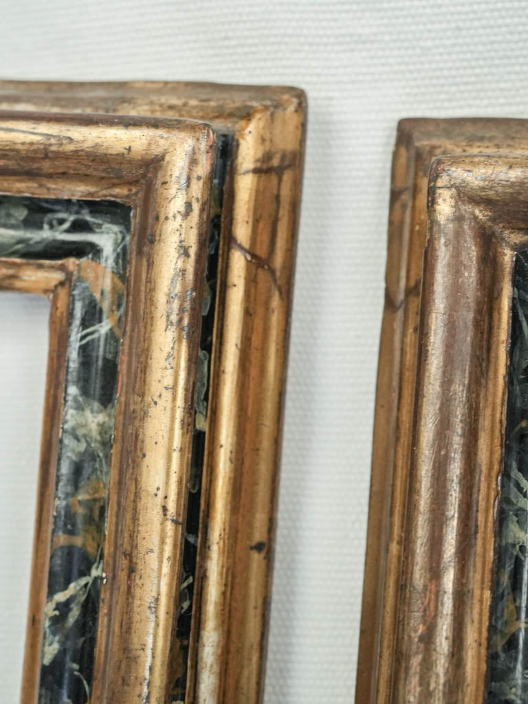 Nostalgic patina small interior frames  
