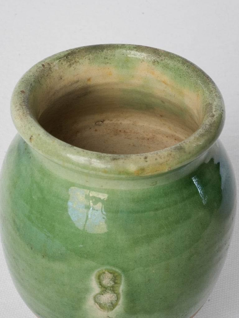 Traditional clay rustic utensil holder