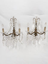 Pair of French wall appliques 16¼"