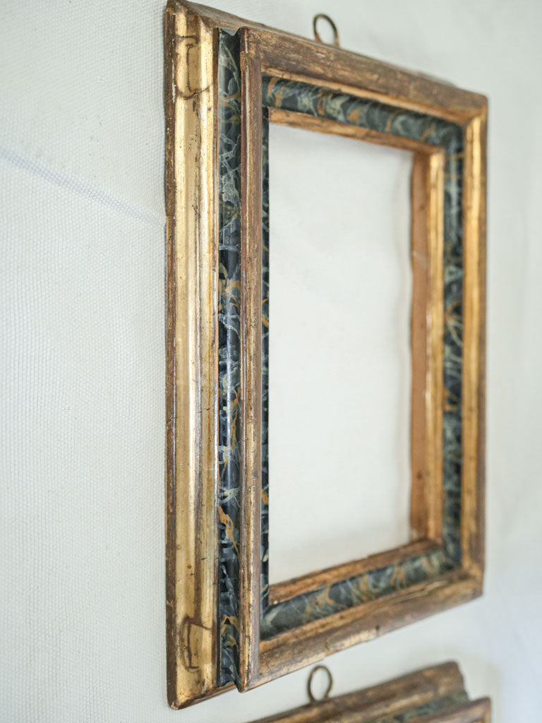 Quietly poetic small gallery frames  