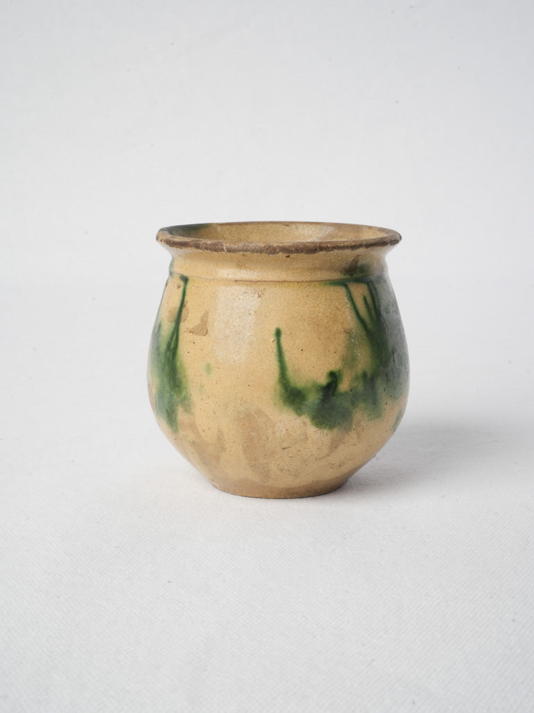 Marbled decorative French jar