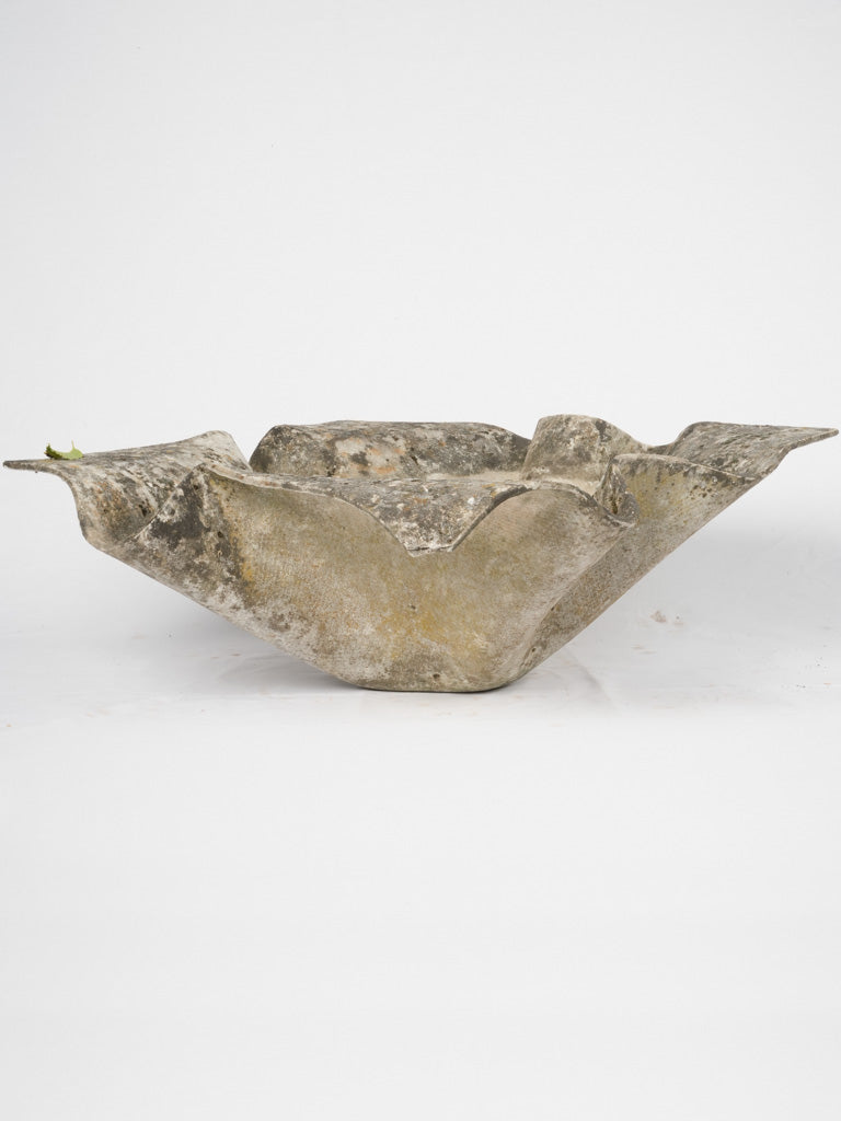 Pair Of Very Large Elephant Ear Willy Guhl-Style Planters 15" x  45¾"