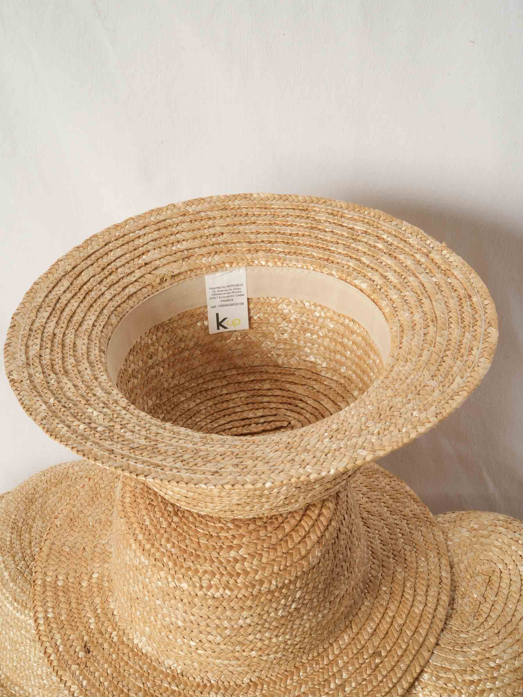 Set of Ten Vintage French Straw Hats from Provence