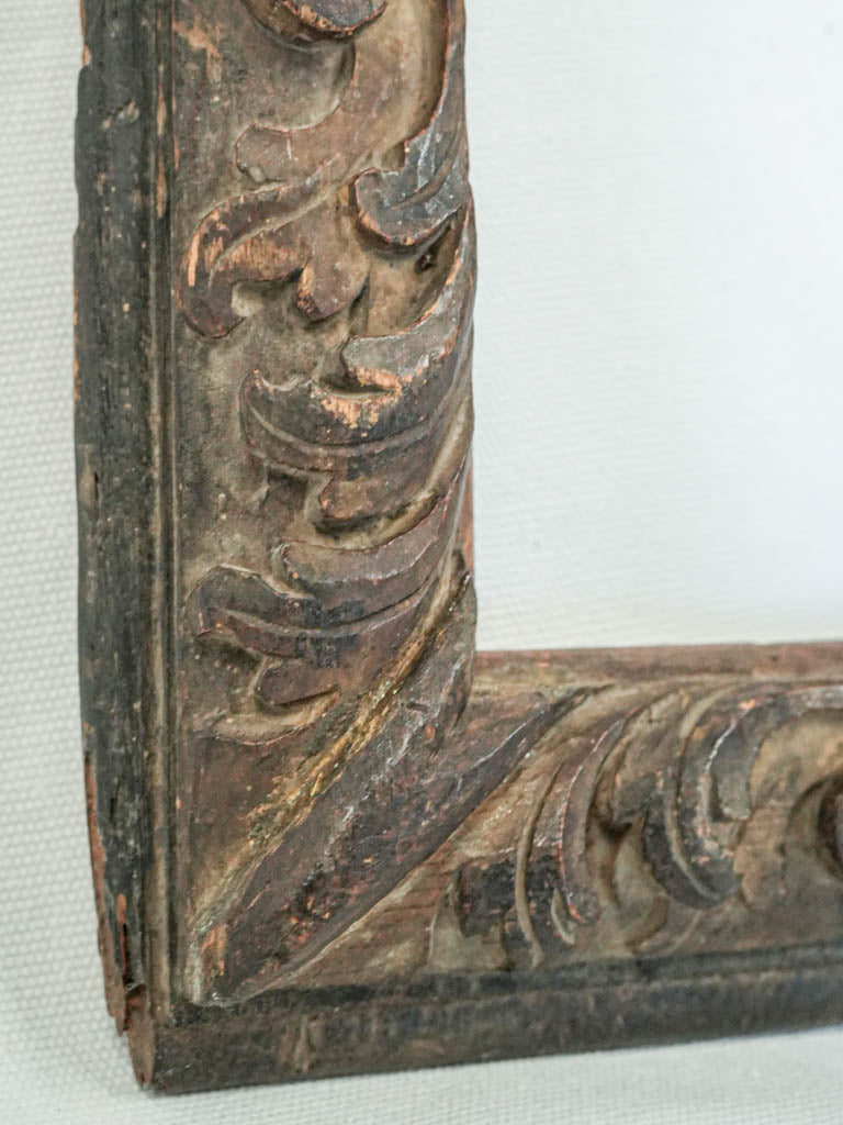 Timeless intricate wooden frame  