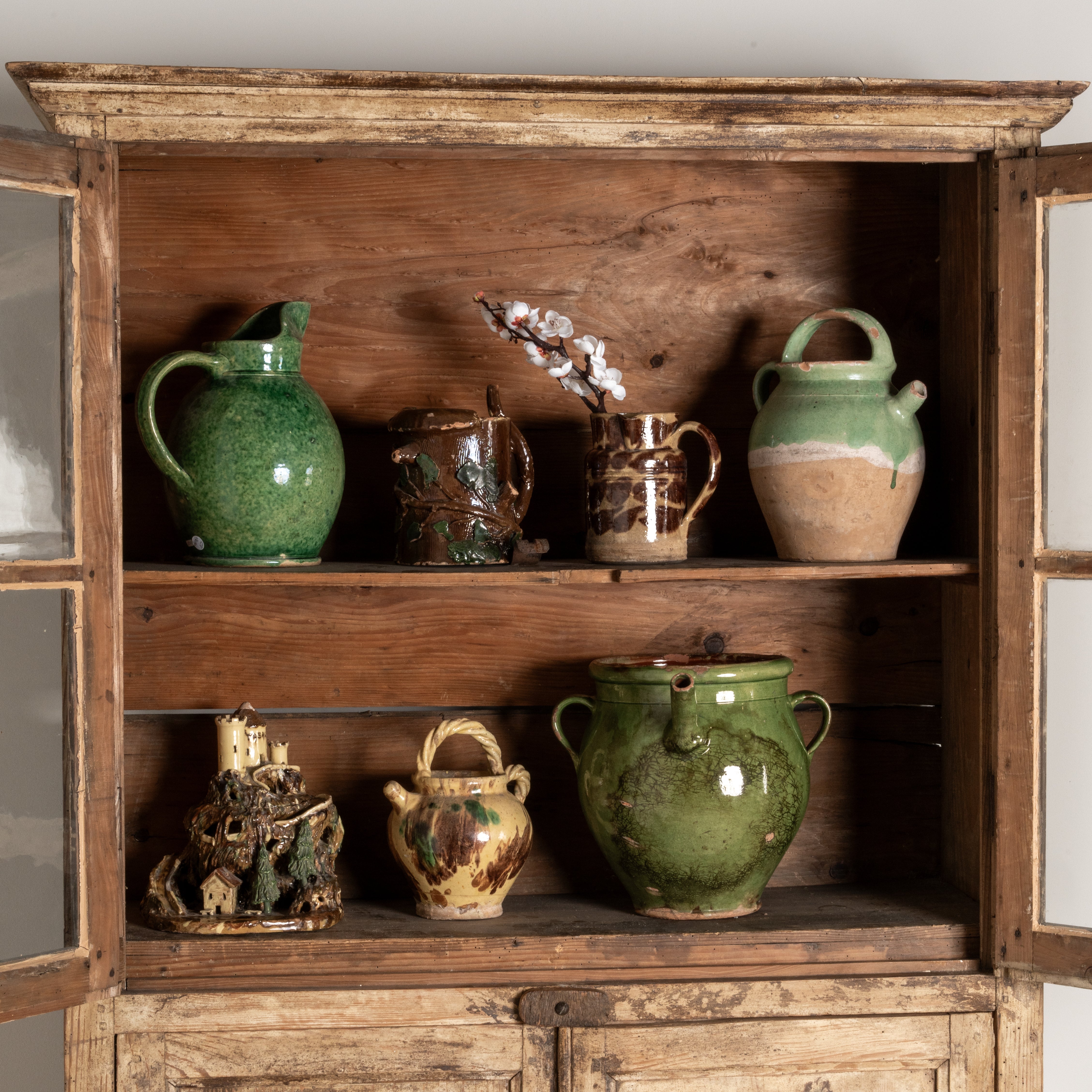 Charming Dieulefit pottery coffee pot