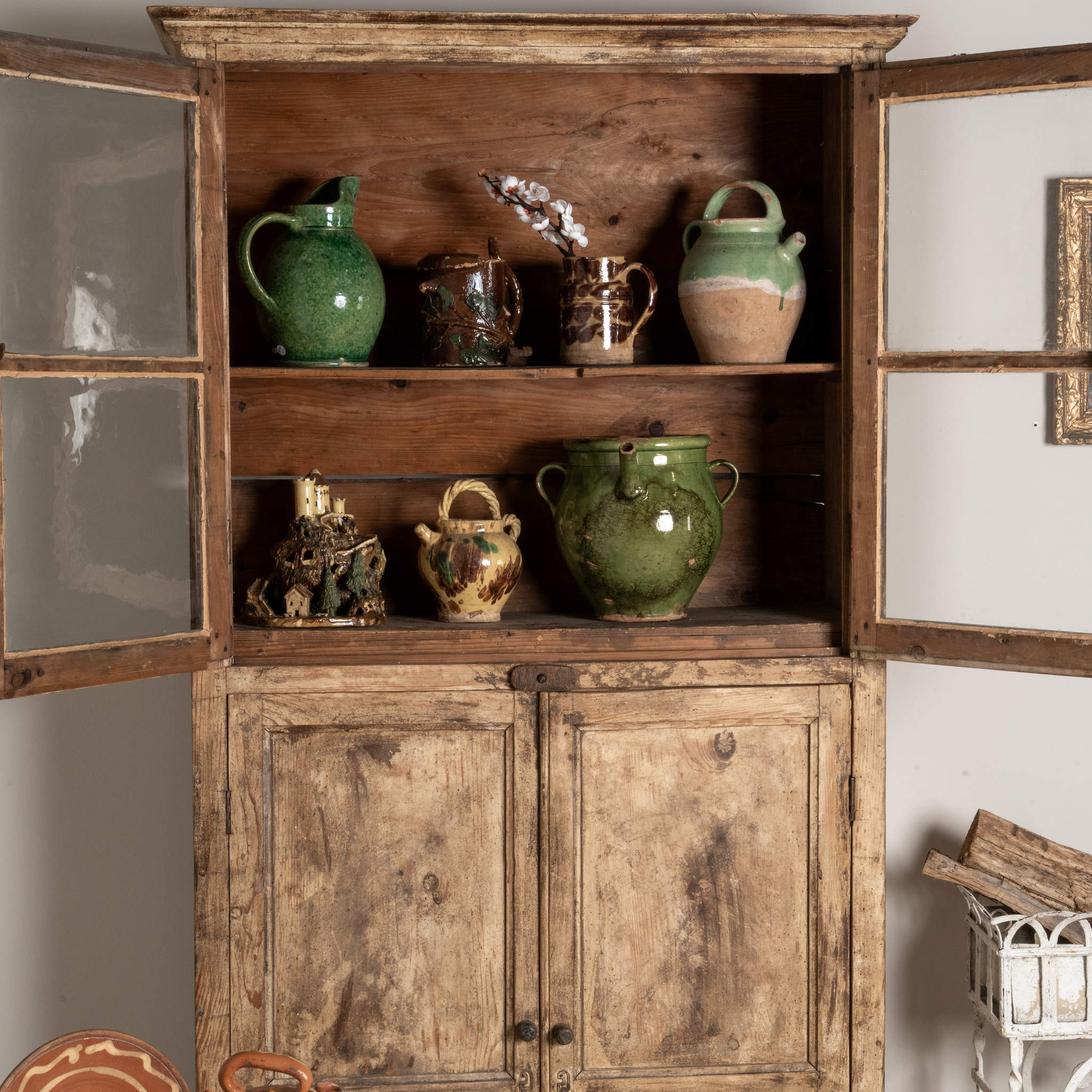 Classic 19th-century terracotta coffee pot