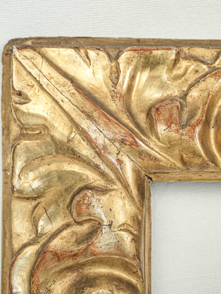 Bold sculptural giltwood artwork