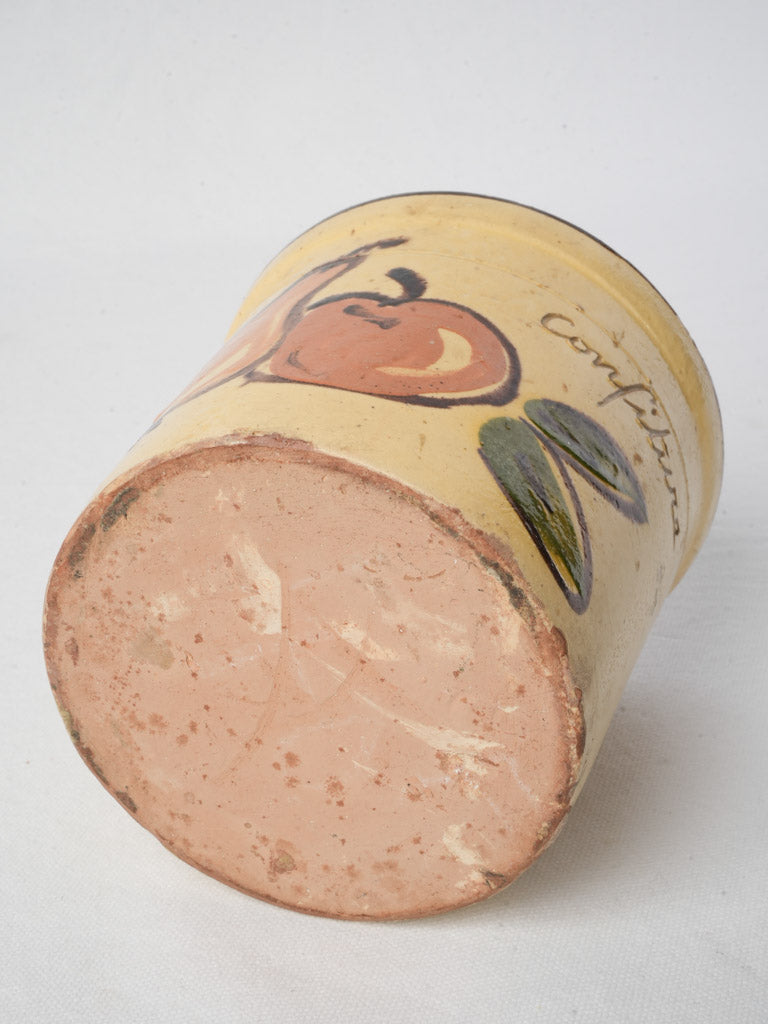 Classic chipped rim terracotta jar  