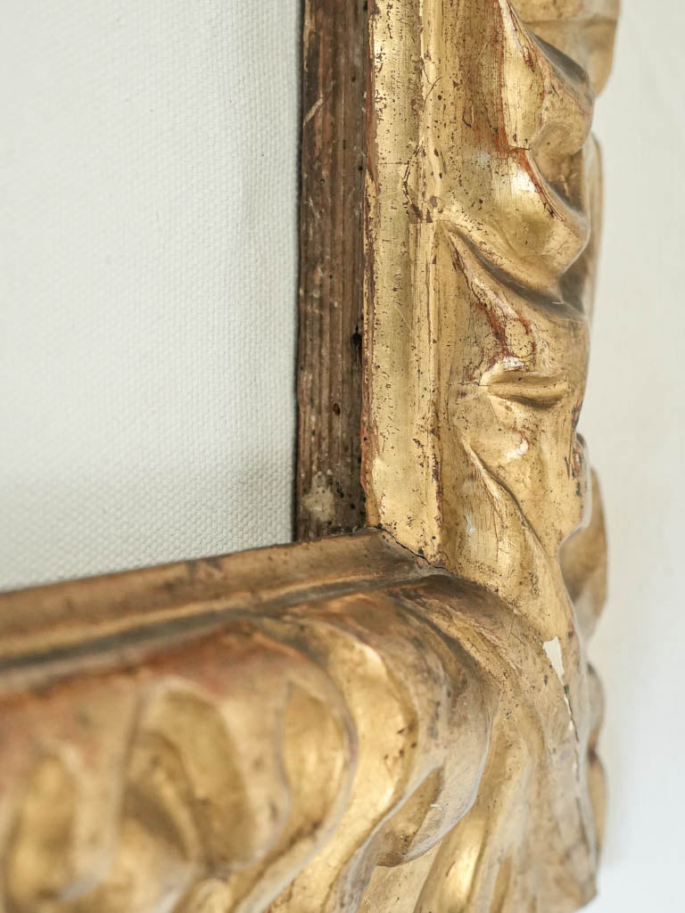 Dramatic relief carved frame