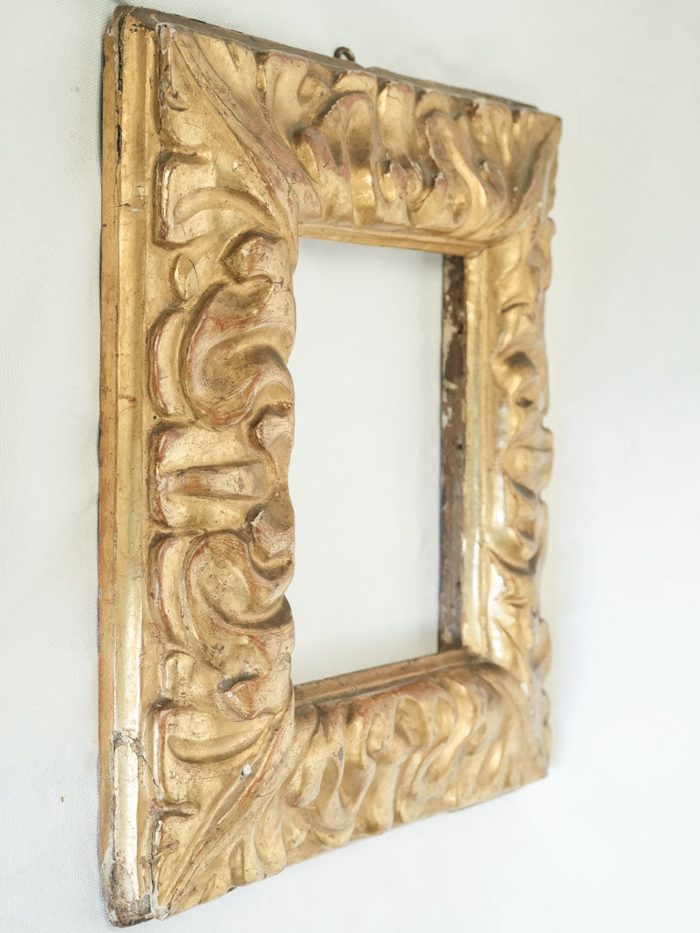 Vibrant gilded wood frame