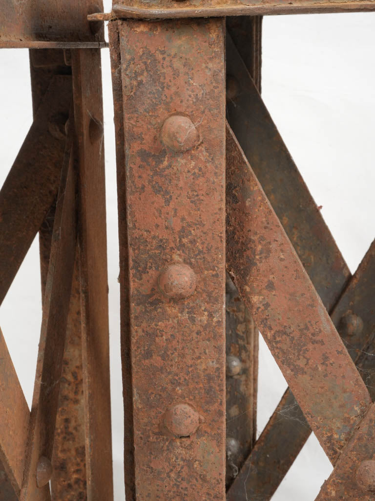 Patinaed elegant plant stands