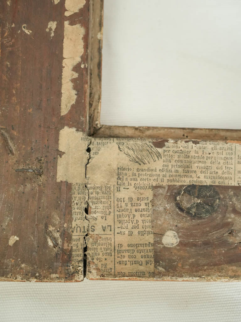 Historic gilt decorated frame