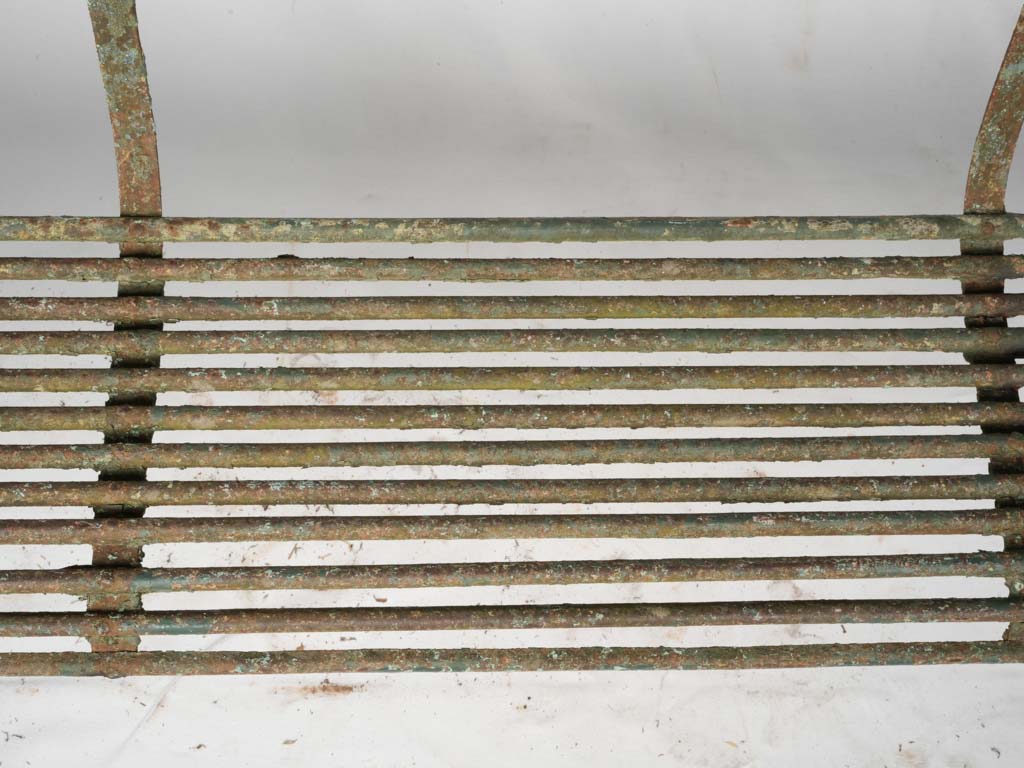 French Crafted Wrought Iron Garden Bench