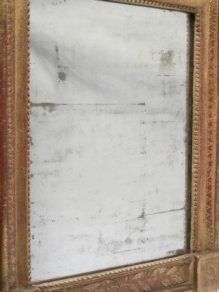 Neoclassical French Marriage Mirror w/ Dove Medallion c. 1790–1820 - 42½" x 20¾"
