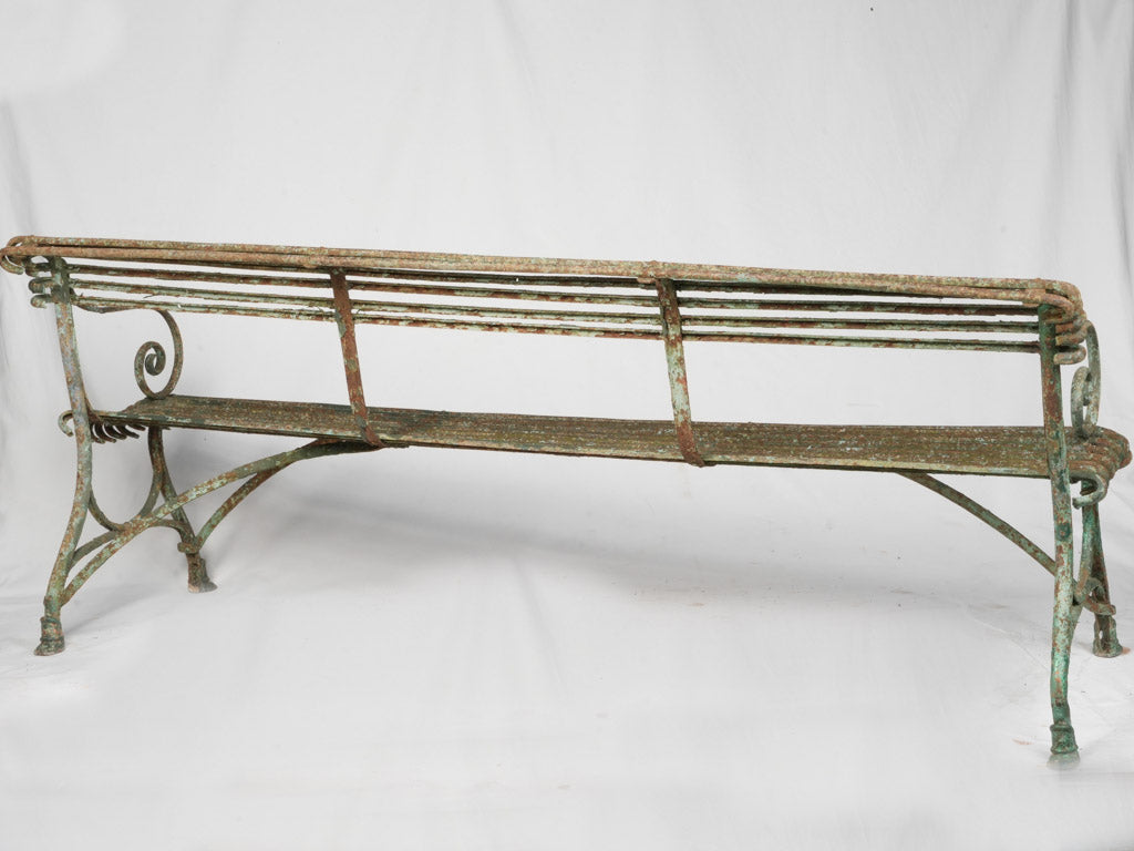 Antique Arras Style Three-Seater Bench
