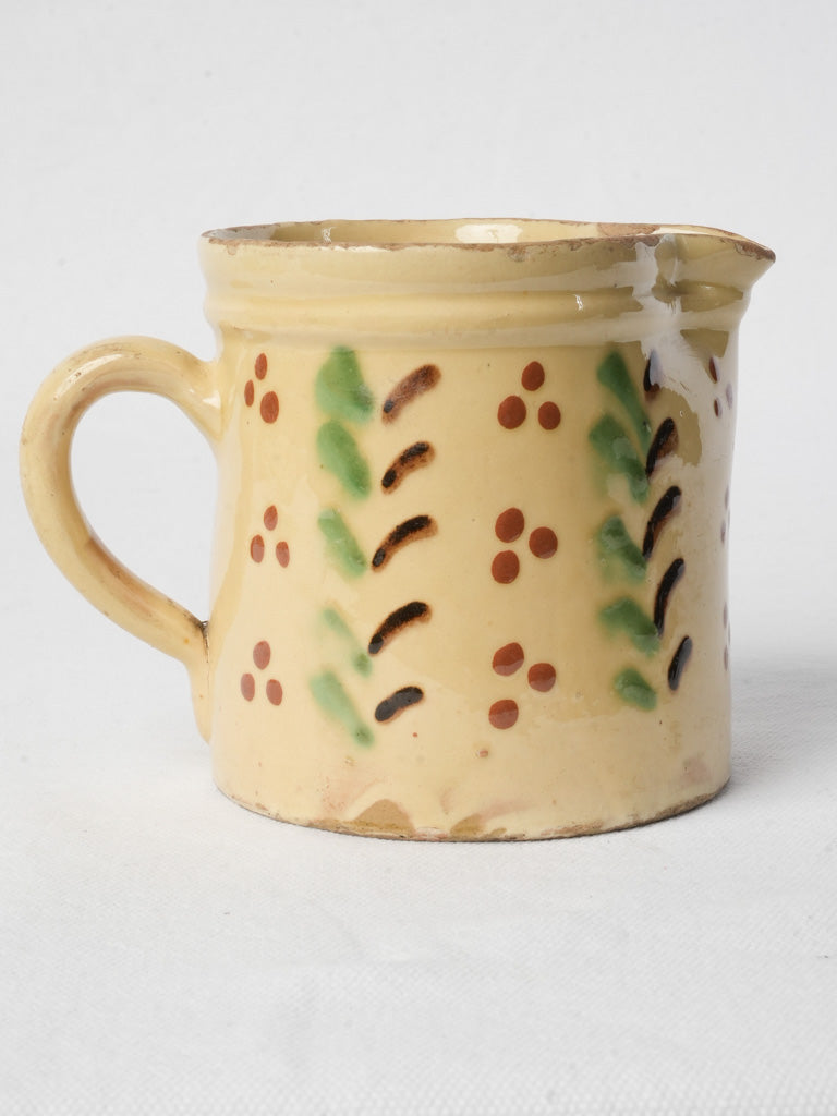 Slip-trailed decorative pitcher