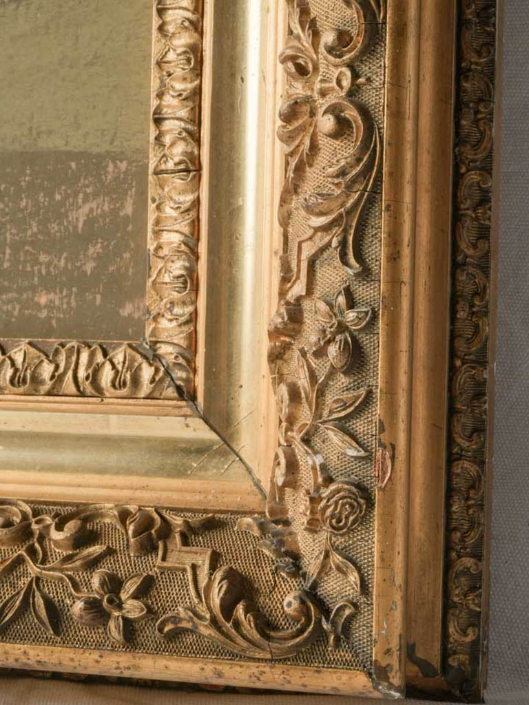 Large-Scale Chair Portrait by Caroline Beauzon in Giltwood Frame - 48½" x 35"