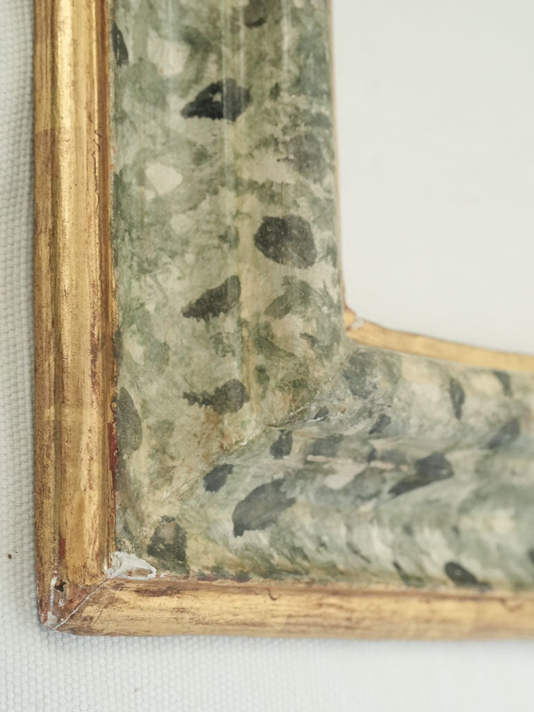 Unique handcrafted faux-marble frame  