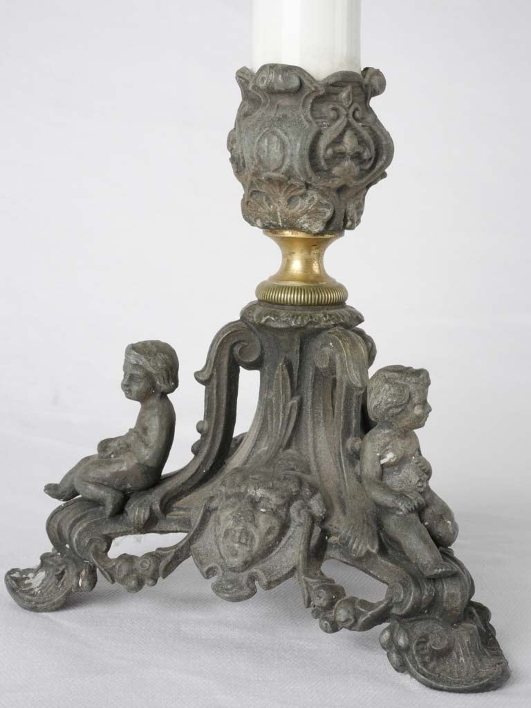 Pair of Napoleon III candelabras 21¼"
