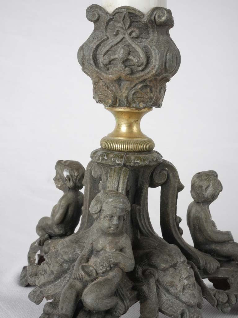 Pair of Napoleon III candelabras 21¼"