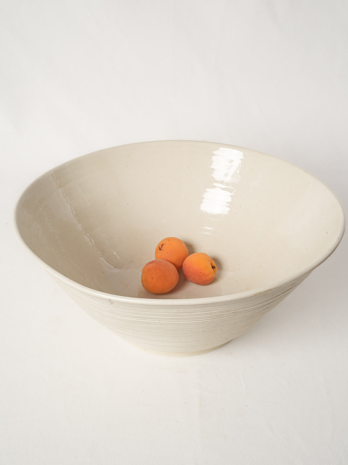 Stunning Large Artisan Porcelain Serving Bowl by Atelier-A France - 14½"