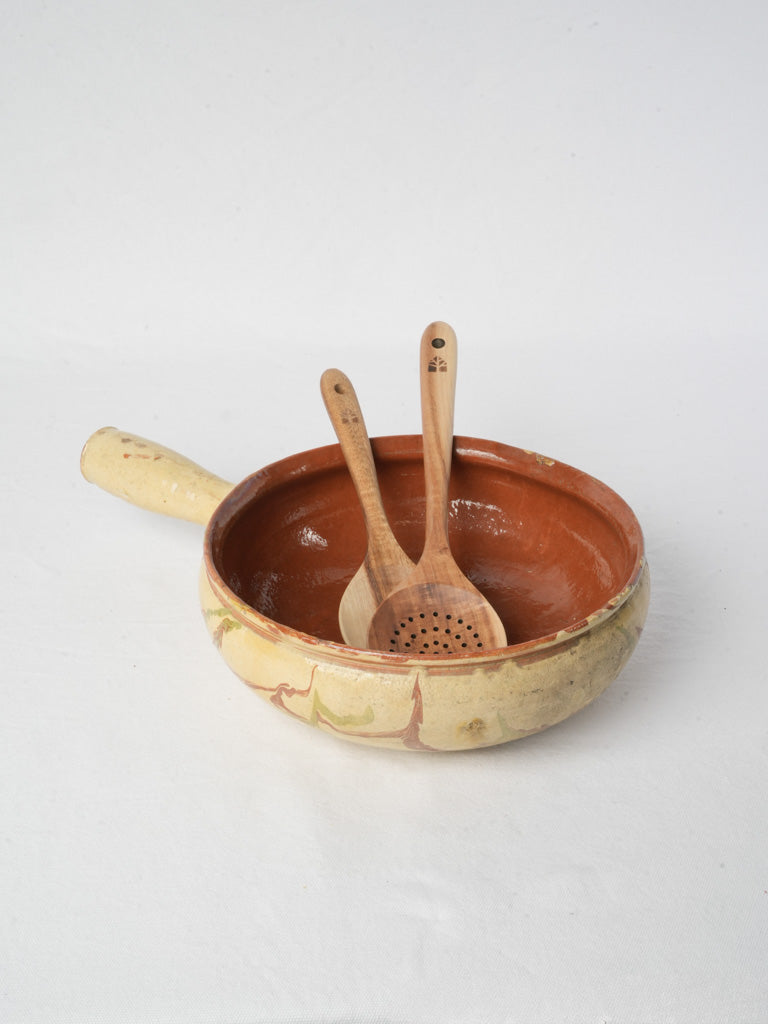 Rustic French ceramic cookware  