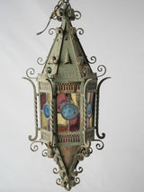 Vintage, intricate metal decorative lantern