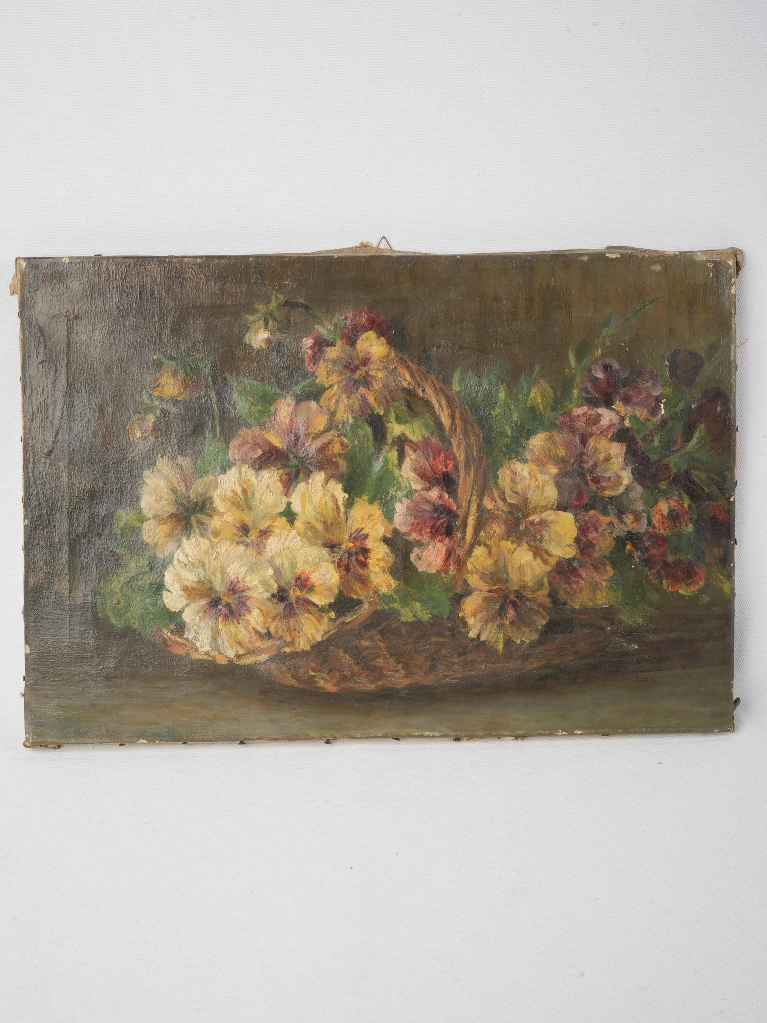 Antique Flemish still life painting