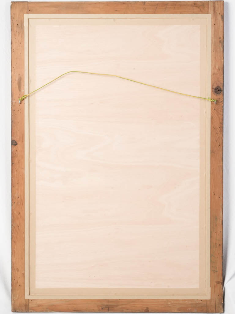 Framed Totemic Chair Composition in Terracotta by Caroline Beauzon - 49½" x 34¼"