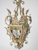 Stunning antique French wrought iron lantern