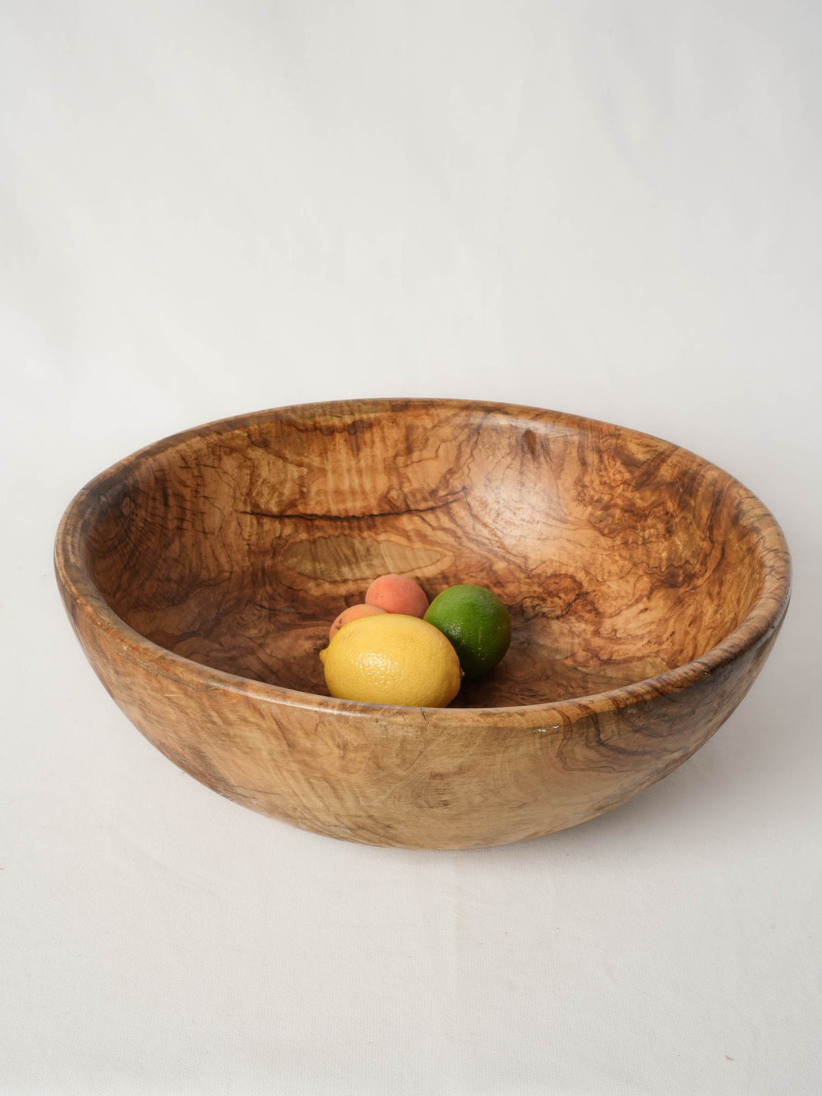 Large Olive Wood Salad Bowl from Chanteduc Kitchen 15¾"