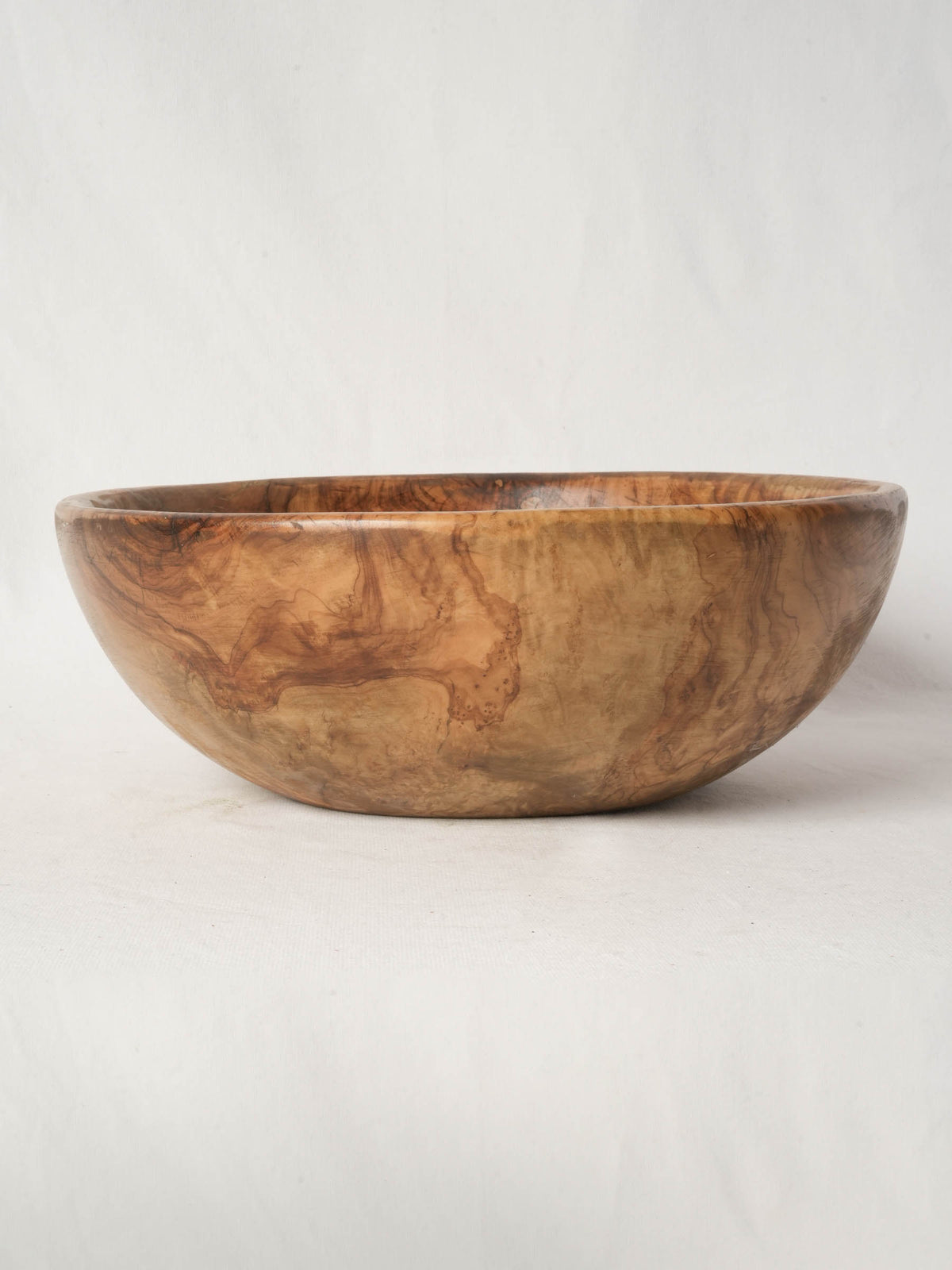 Large Olive Wood Salad Bowl from Chanteduc Kitchen 15¾"