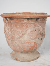 Timeworn Boisset pottery outdoor urn