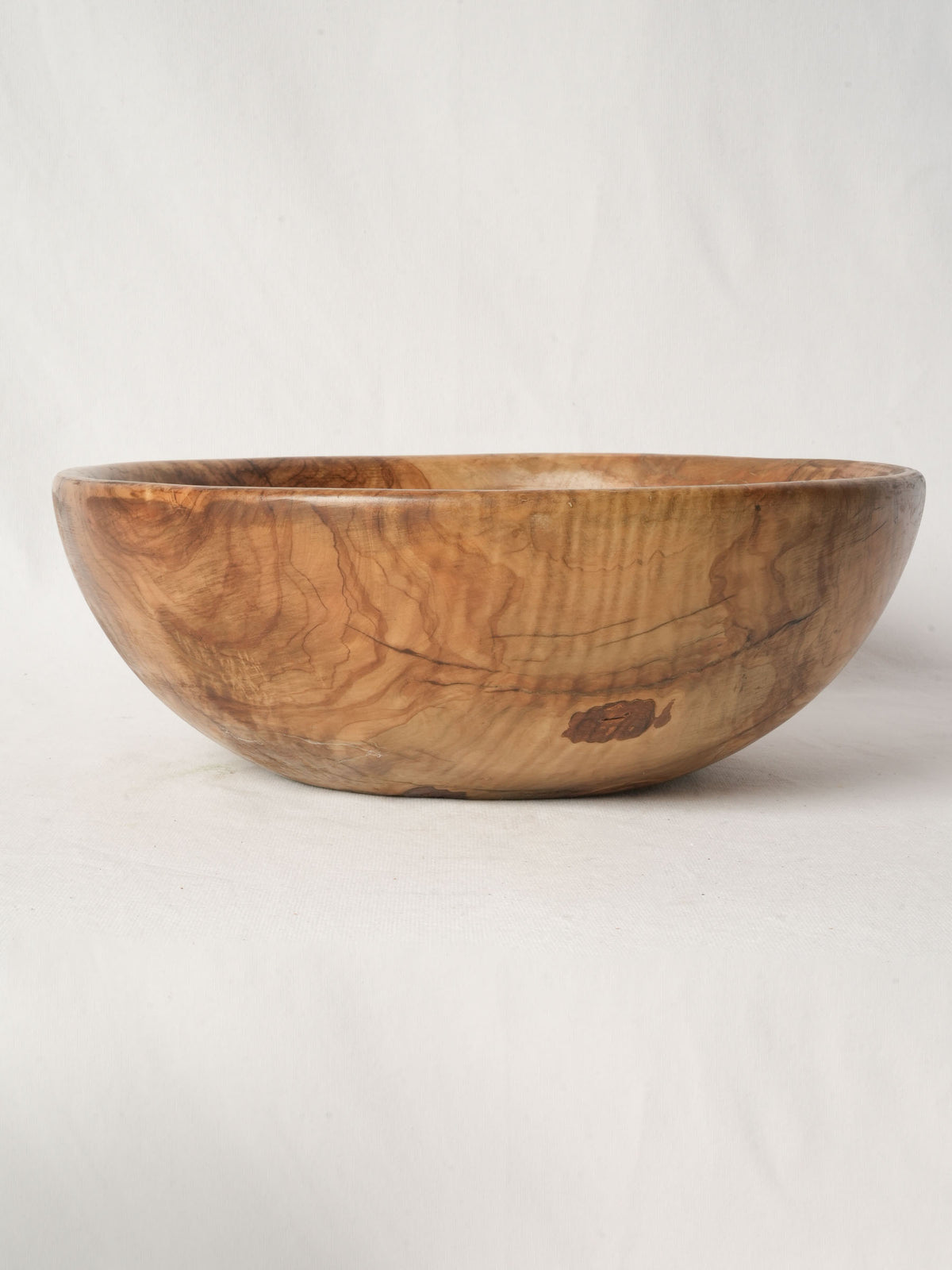 Large Olive Wood Salad Bowl from Chanteduc Kitchen 15¾"