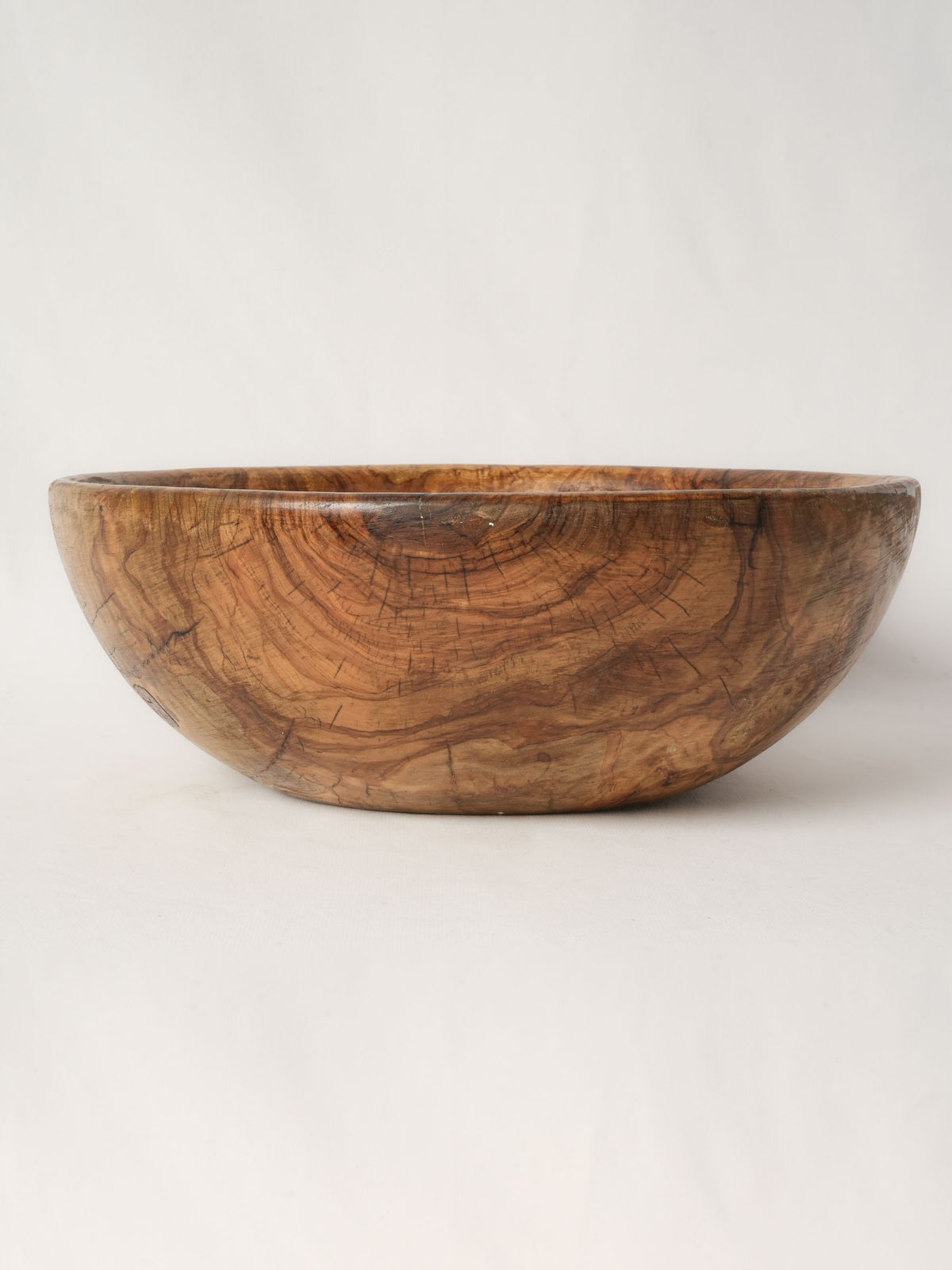 Large Olive Wood Salad Bowl from Chanteduc Kitchen 15¾"