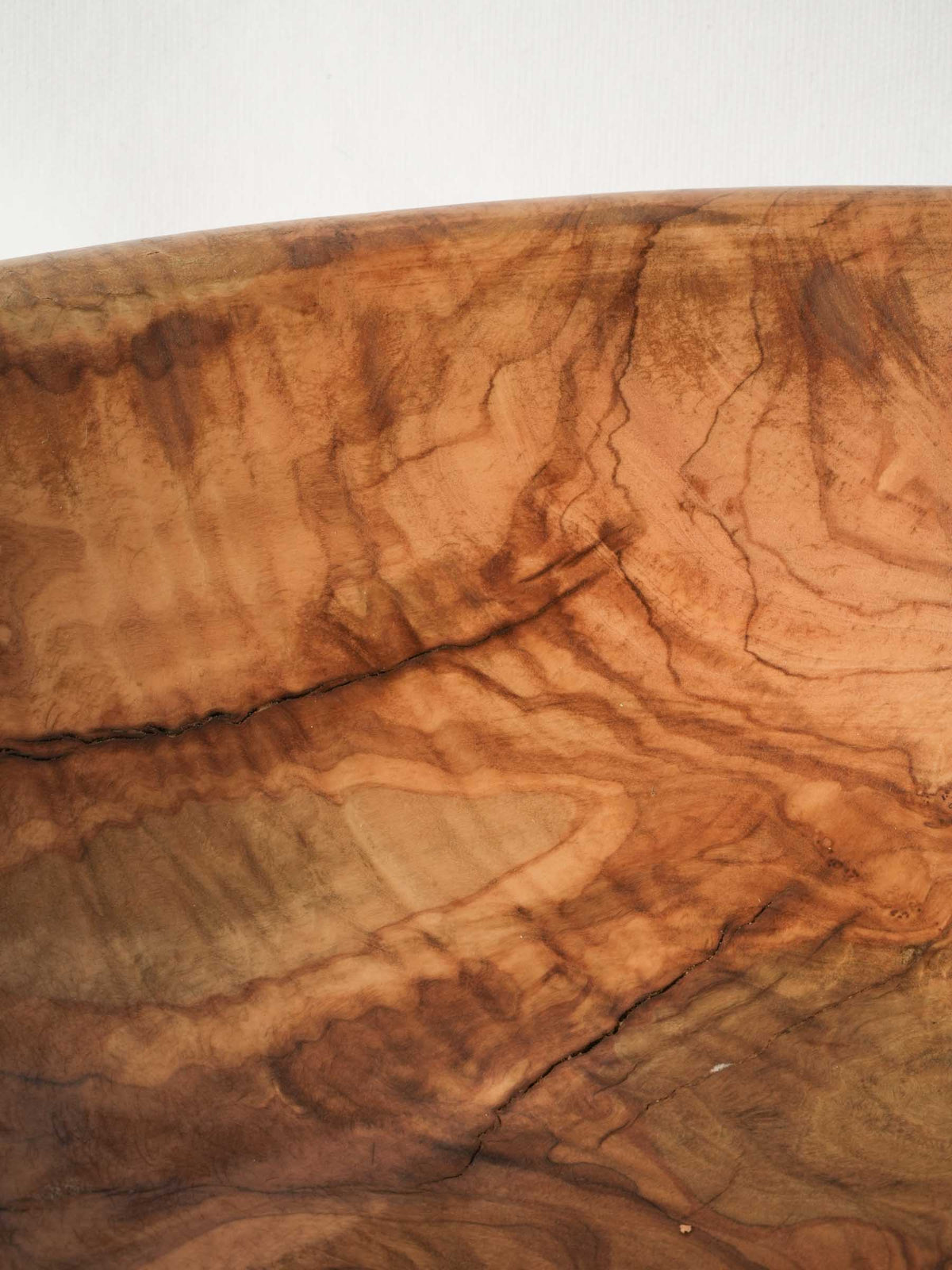Large Olive Wood Salad Bowl from Chanteduc Kitchen 15¾"