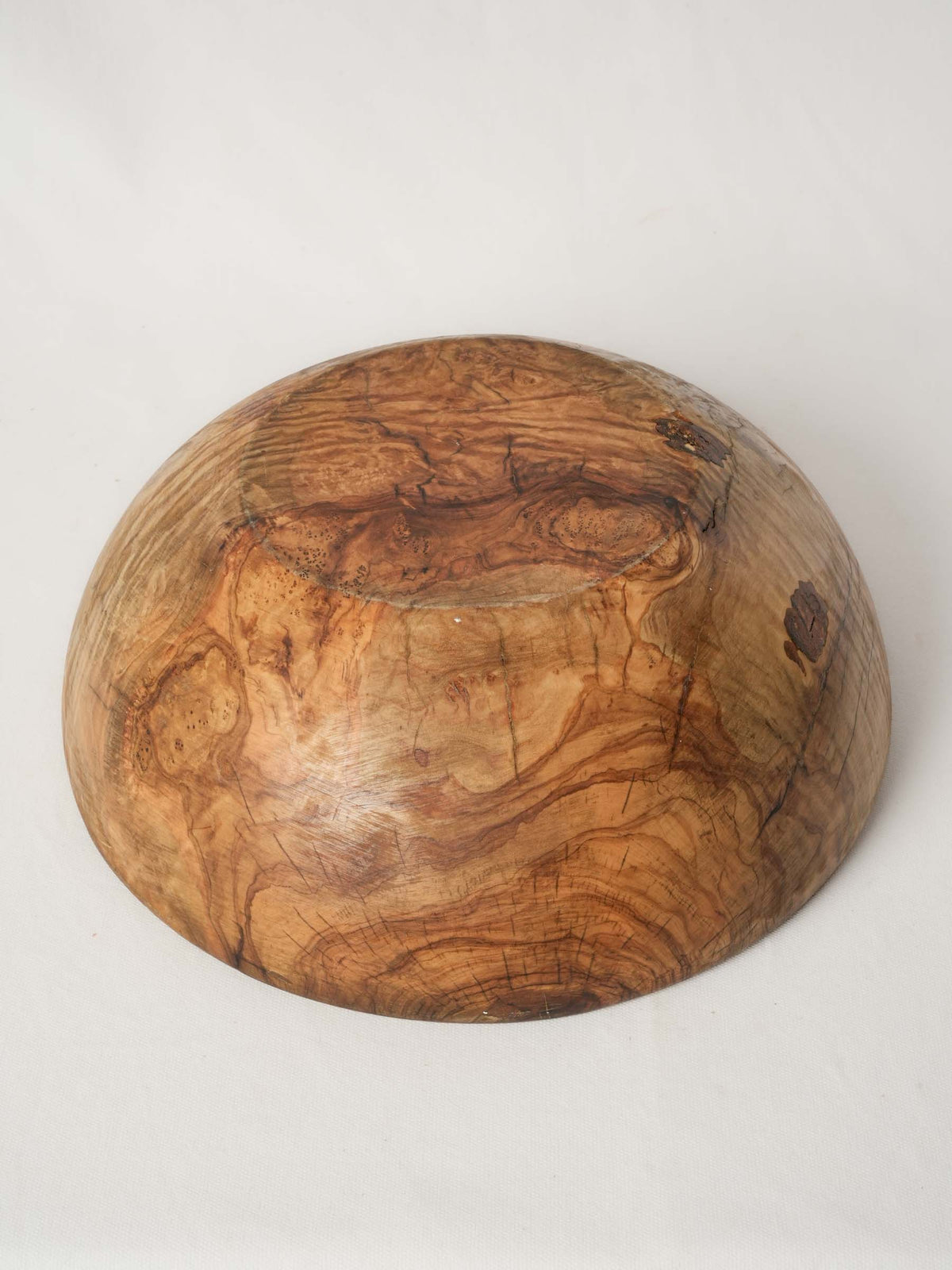 Large Olive Wood Salad Bowl from Chanteduc Kitchen 15¾"
